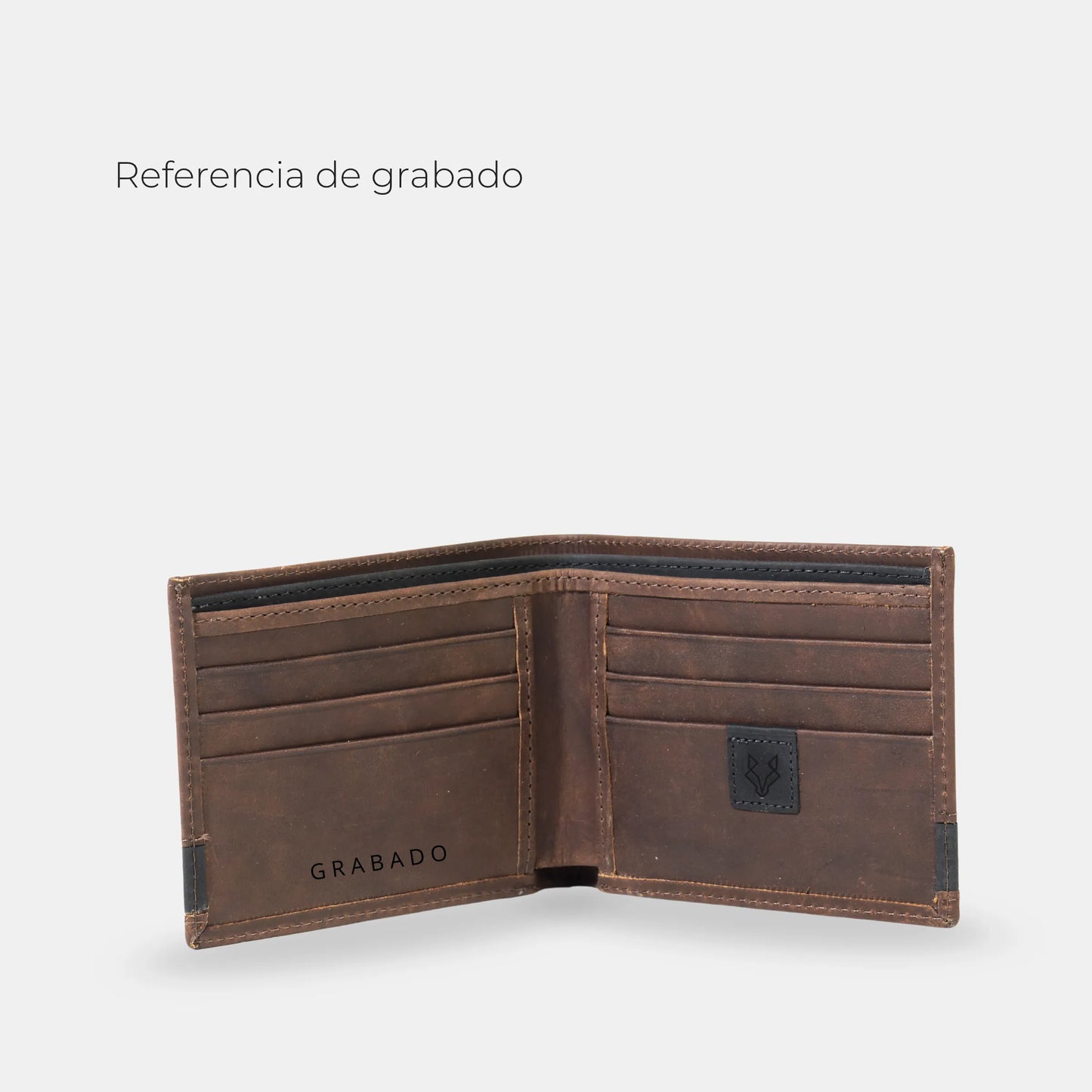 Billetera Cuero Loira - Chocolate