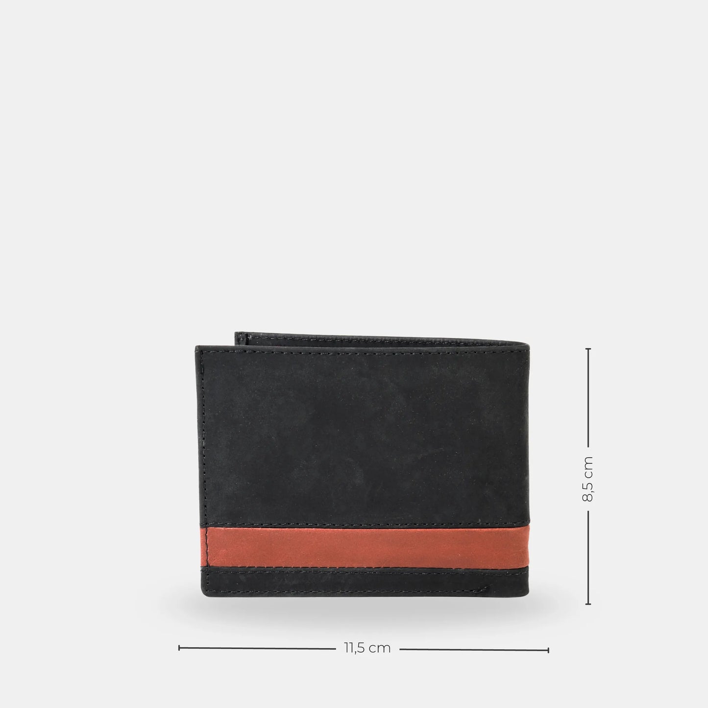 Billetera Cuero Loira - Negro
