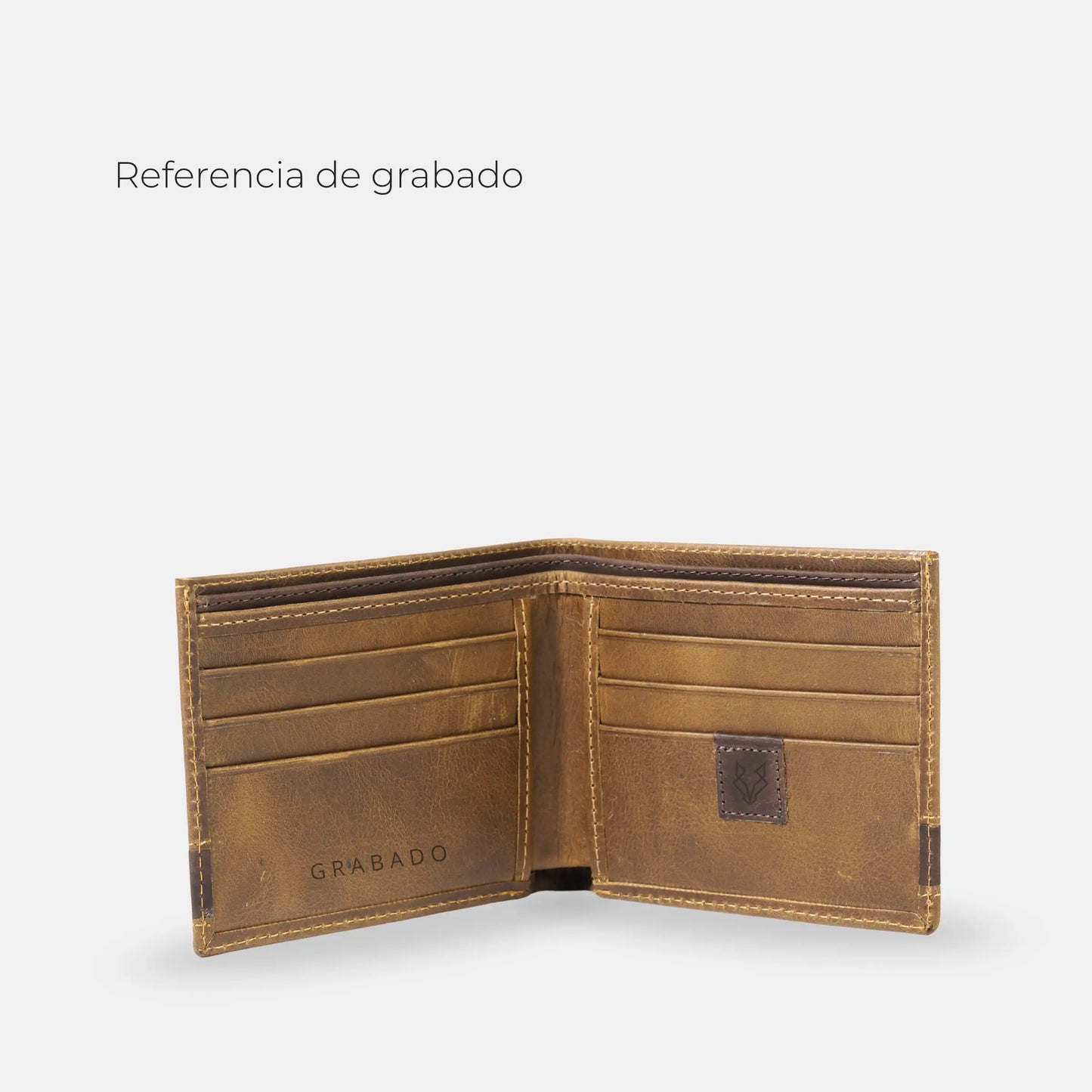 Billetera Cuero Loira - Tabaco