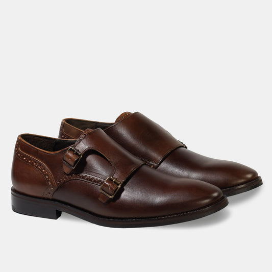 Zapato Cuero Hombre Bosforo - Cafe