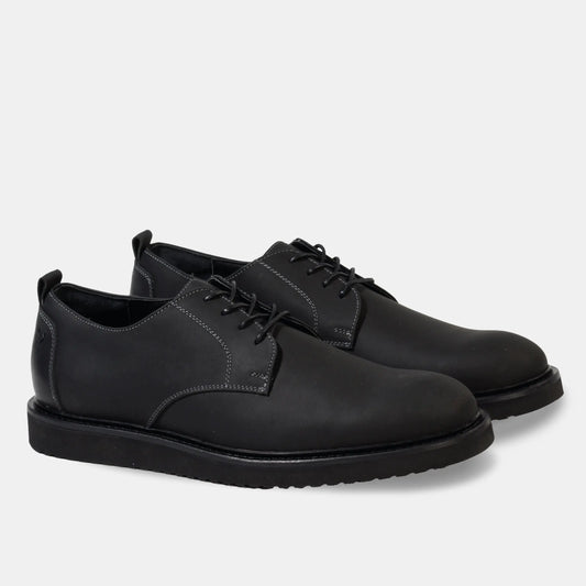 Zapato Cuero Hombre Cau Vang - Negro