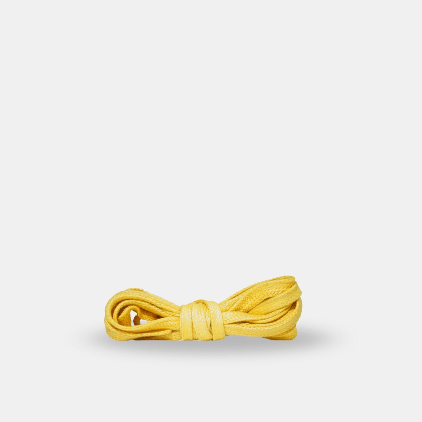 Cordones Algodón Encerado Plano - Amarillo