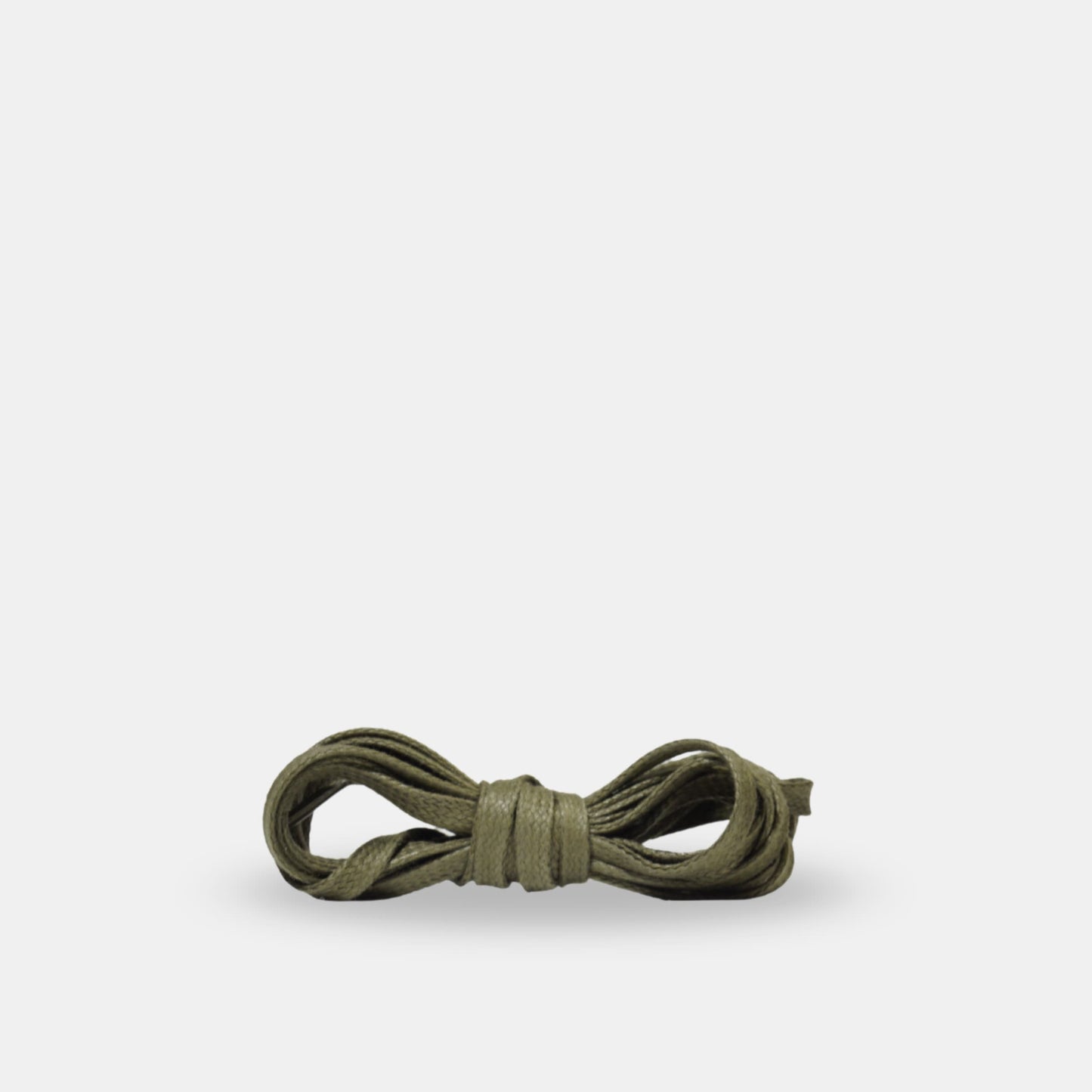 Cordones Algodón Encerado Plano - Verde