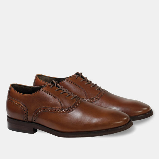 Zapato Cuero Hombre Golden Gate - Avellana