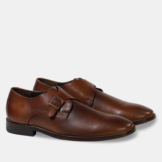 Zapato Cuero Hombre Gran Belt - Avellana