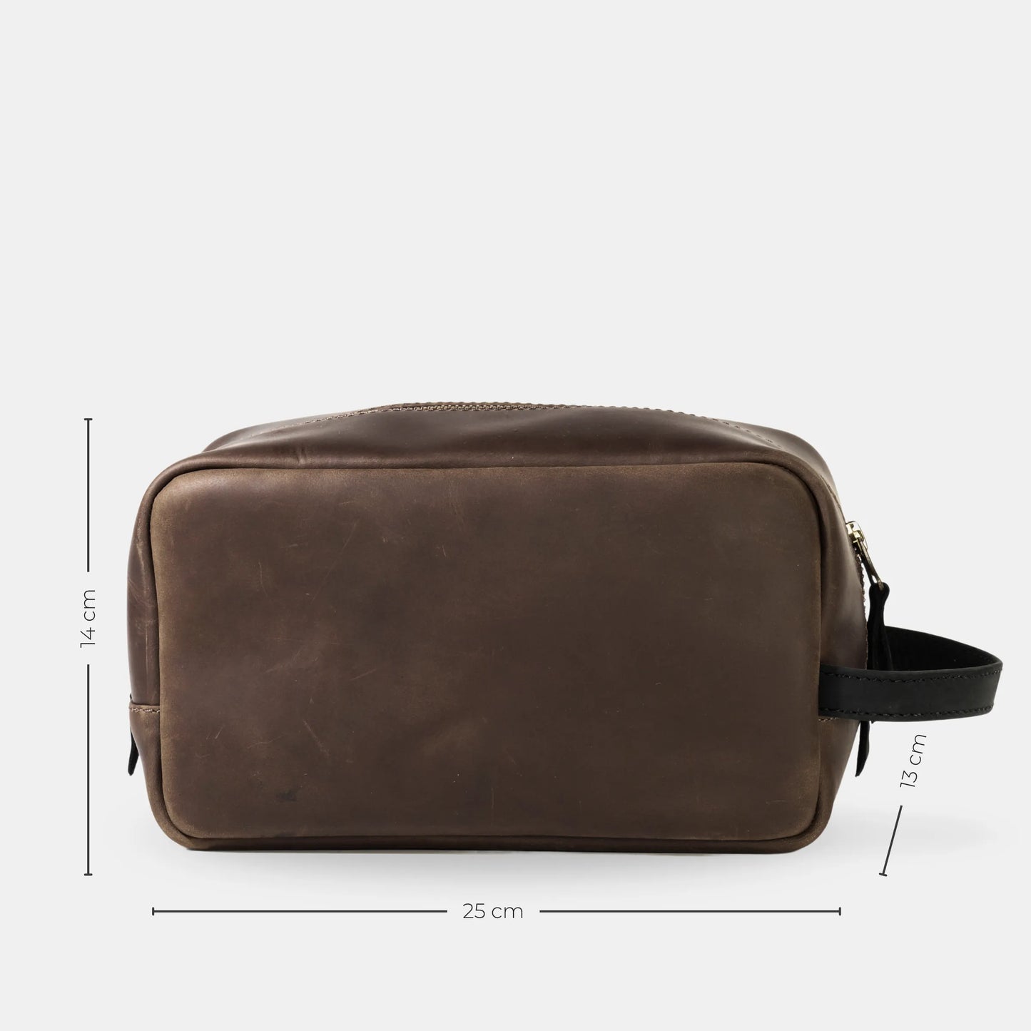 Neceser Cuero Tiber - Chocolate