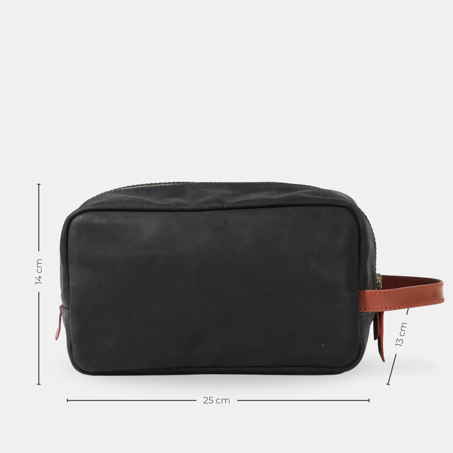 Neceser Cuero Tiber - Negro
