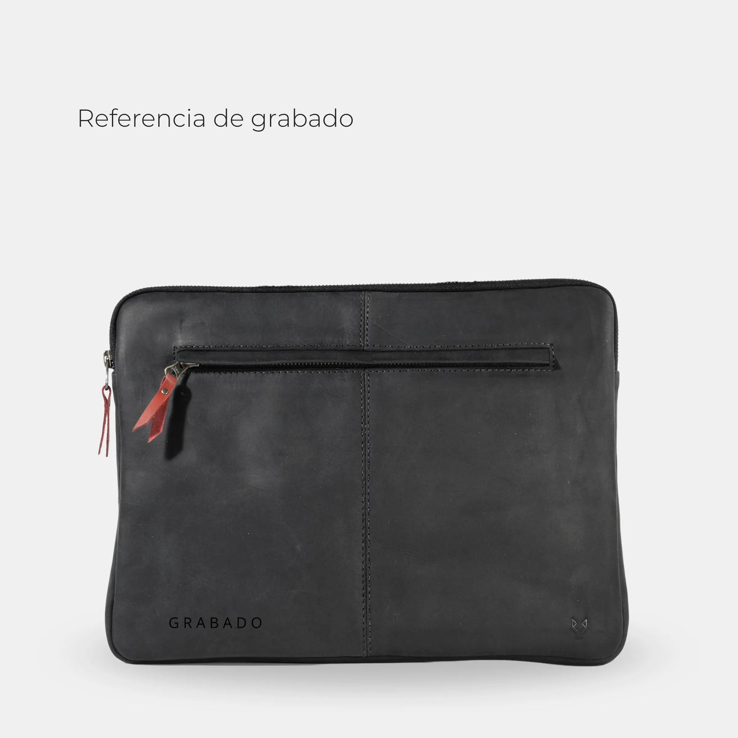 Funda Notebook Cuero Hudson - Negro