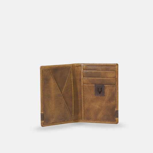 Tarjetero Cuero Nilo - Tabaco