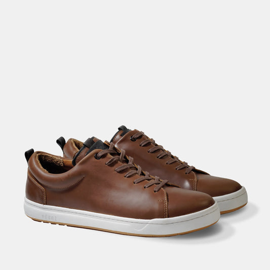 Zapatilla Cuero Hombre Rialto - Cafe