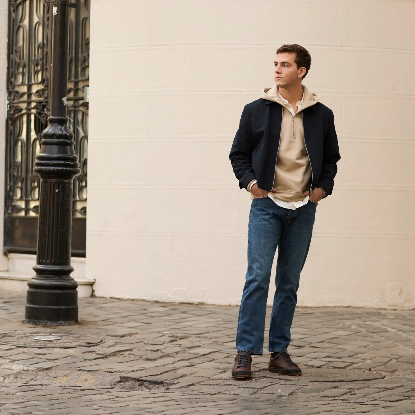 Zapatilla Cuero Hombre Rialto - Chocolate