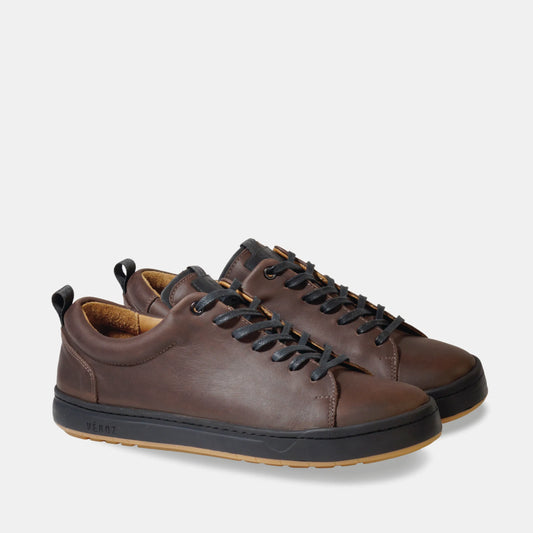 Zapatilla Cuero Hombre Rialto - Chocolate