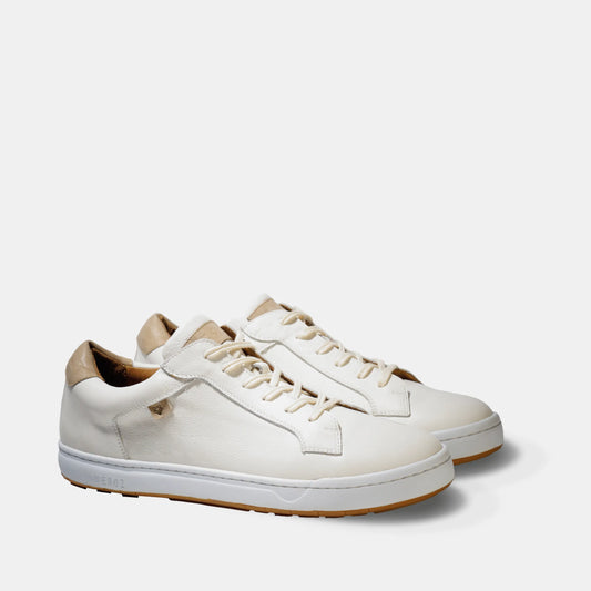 Zapatilla Cuero Hombre Vecchio - Blanco