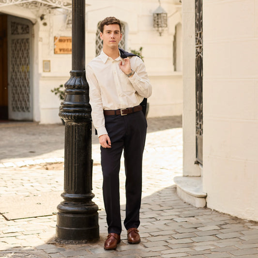 Zapato Cuero Hombre Gran Belt - Avellana