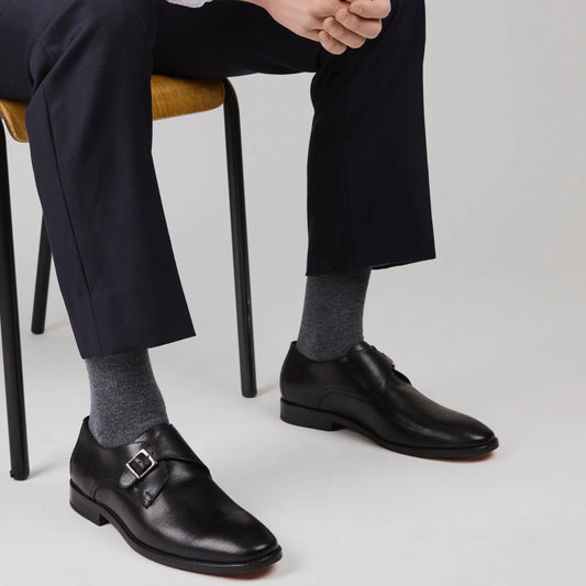 Zapato Cuero Hombre Gran Belt - Negro