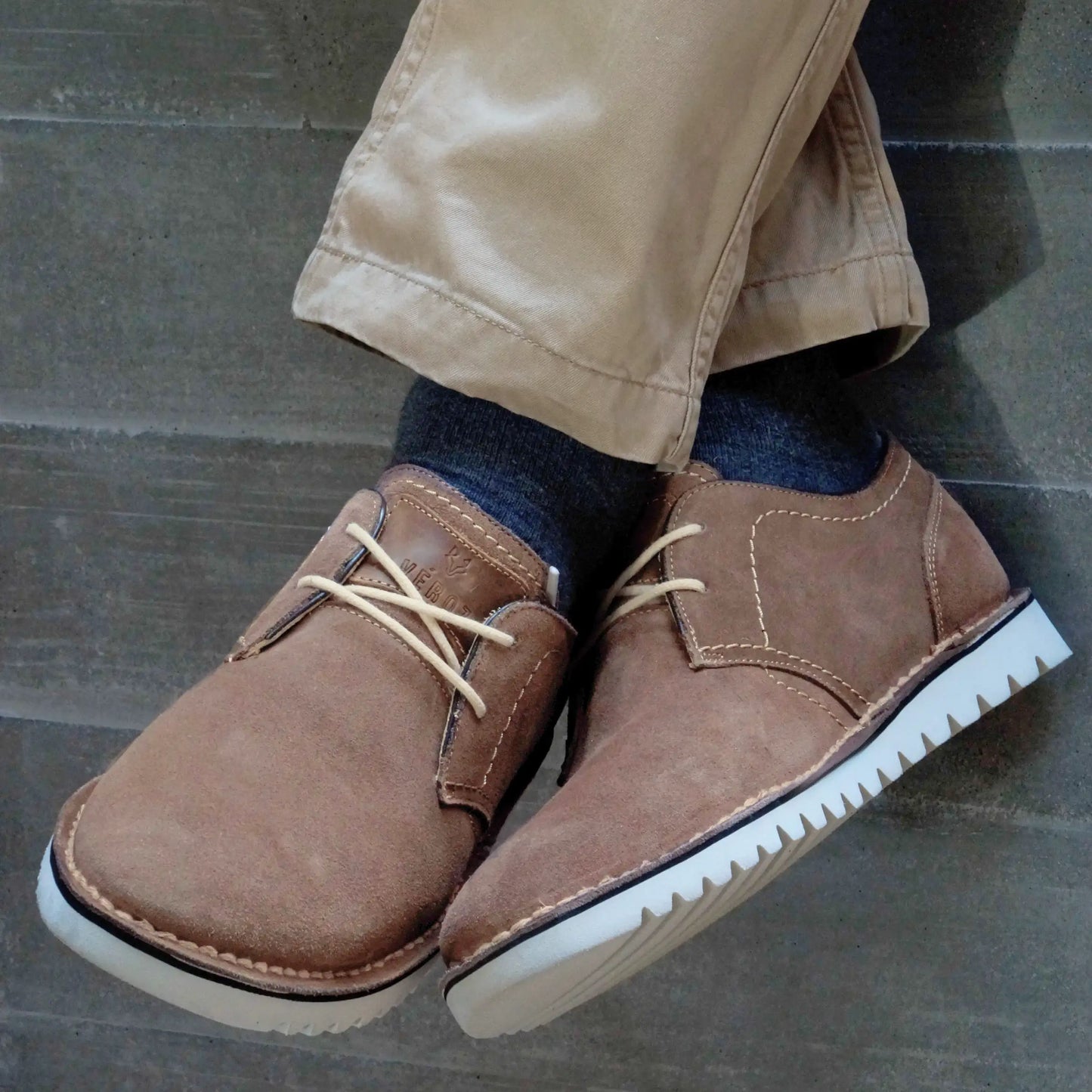 Zapato Cuero Hombre Harbour - Tabaco
