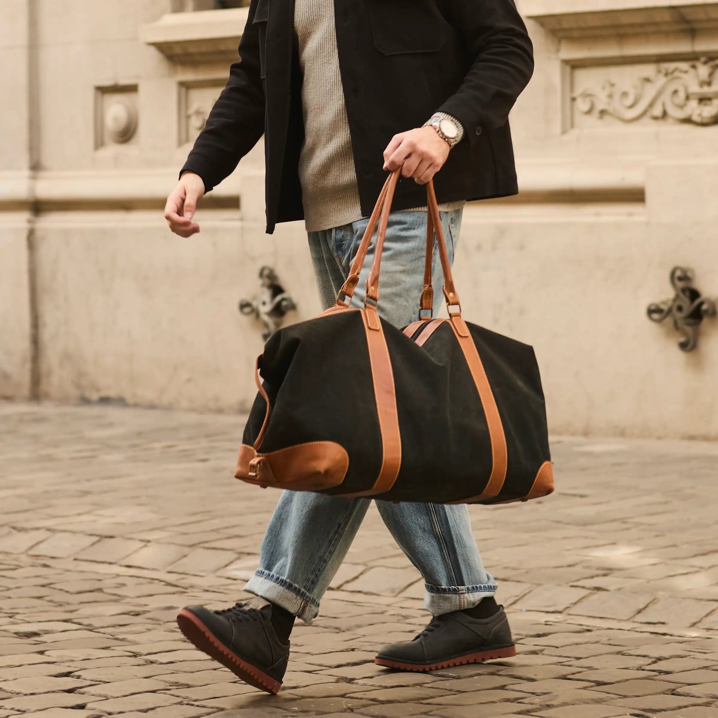 Zapato Cuero Hombre Milenio - Negro