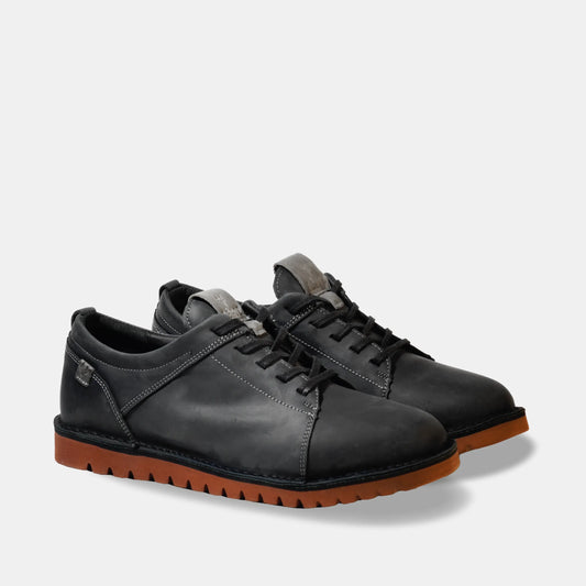 Zapato Cuero Hombre Milenio - Negro