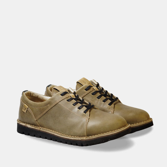 Zapato Cuero Hombre Milenio - Verde
