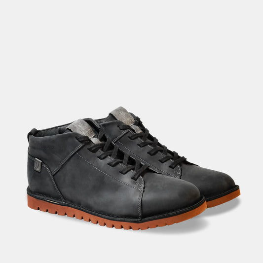 Zapato Mid Cuero Hombre Milenio Mid - Negro