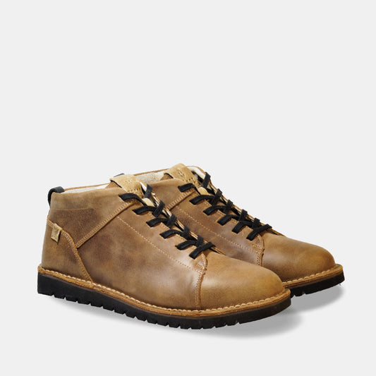 Zapato Mid Cuero Hombre Milenio Mid - Tabaco