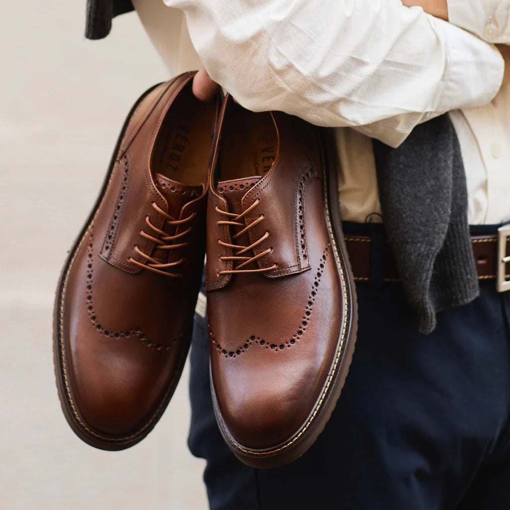 zapatos de vestir de cuero