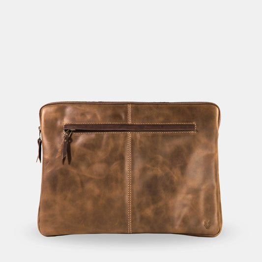 Funda Notebook Cuero Hudson - Tabaco