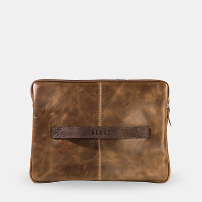 Funda Notebook Cuero Hudson - Tabaco