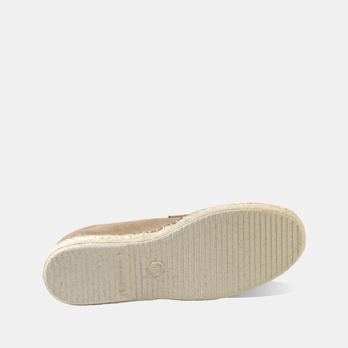 Alpargata Gamuza Hombre Espontas - Arena