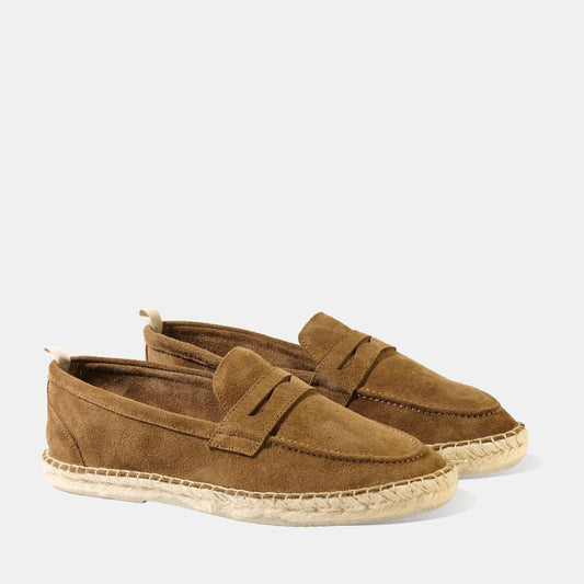 Alpargata Gamuza Hombre Espontas - Cafe