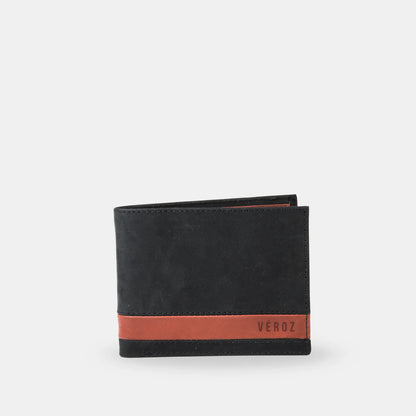 Billetera Cuero Loira - Negro