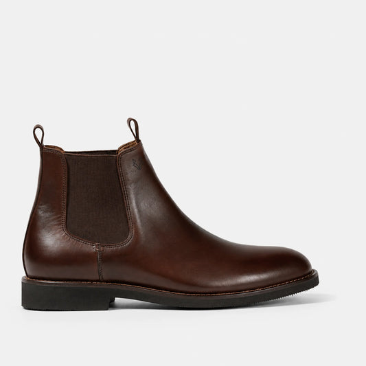 Botin Mid Cuero Hombre Chelsea Light - Cafe