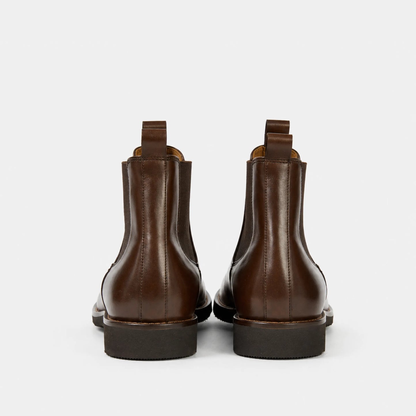 Botin Mid Cuero Hombre Chelsea Light - Cafe