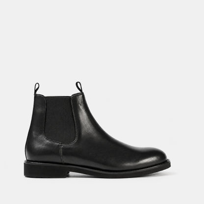 Botin Mid Cuero Hombre Chelsea Light - Negro
