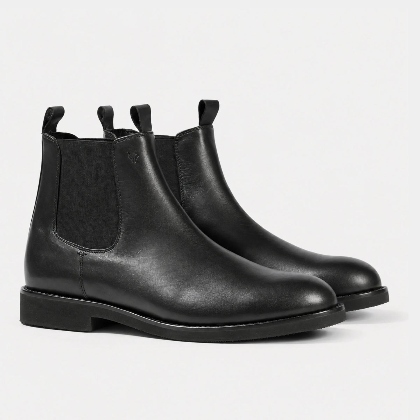 Botin Mid Cuero Hombre Chelsea Light - Negro