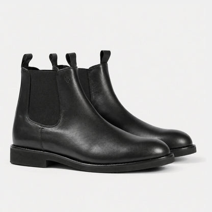 Botin Mid Cuero Hombre Chelsea Light - Negro