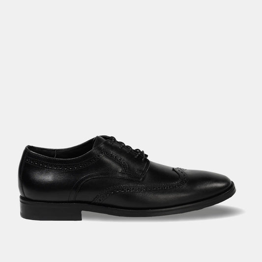 Zapato Cuero Hombre Brooklyn - Negro