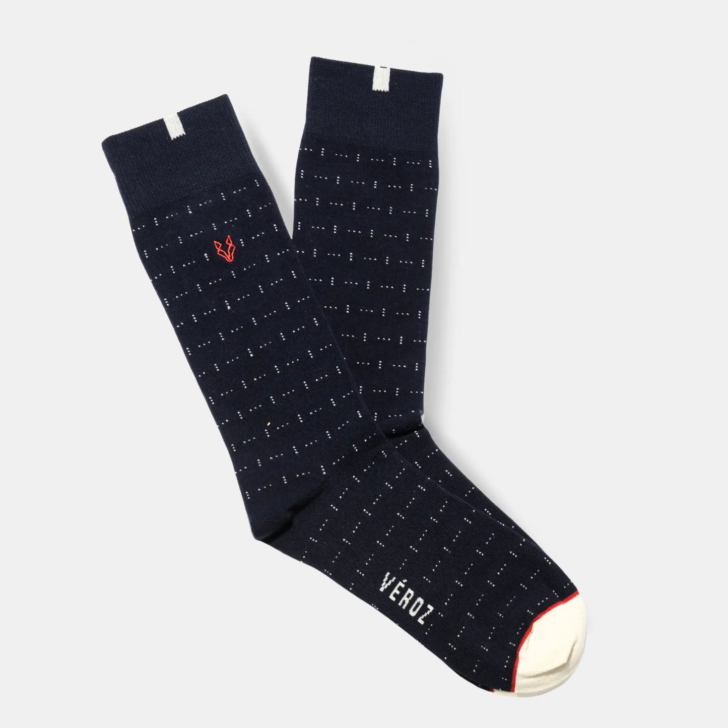 Calcetín Algodón Hombre Morse Casual - Azul/Gris