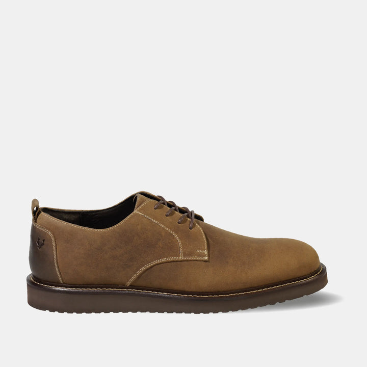 Zapato Cuero Hombre Cau Vang - Tabaco