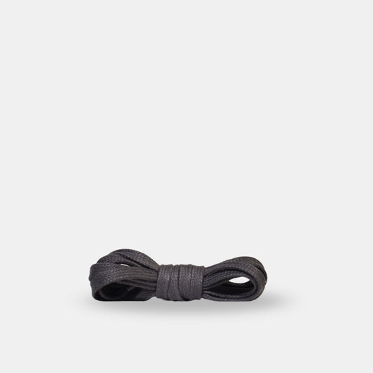 Cordones Algodón Encerado Plano - Grafito