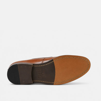 Mocasin Cuero Hombre Mazzini - Whisky