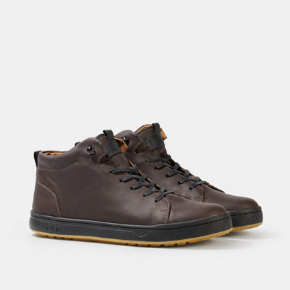 Zapatilla Mid Cuero Hombre Rialto Mid - Chocolate