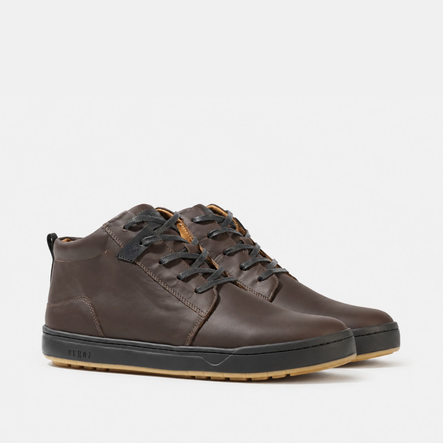 Zapatilla Mid Cuero Hombre Russky Mid - Chocolate