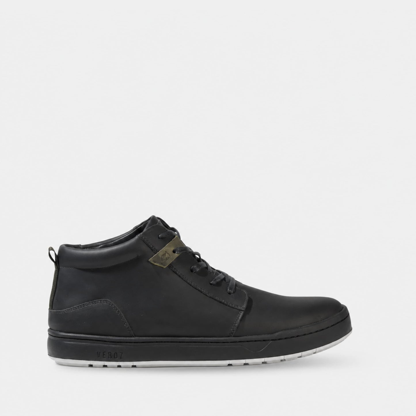 Zapatilla Mid Cuero Hombre Russky Mid - Negro