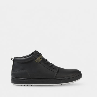 Zapatilla Mid Cuero Hombre Russky Mid - Negro
