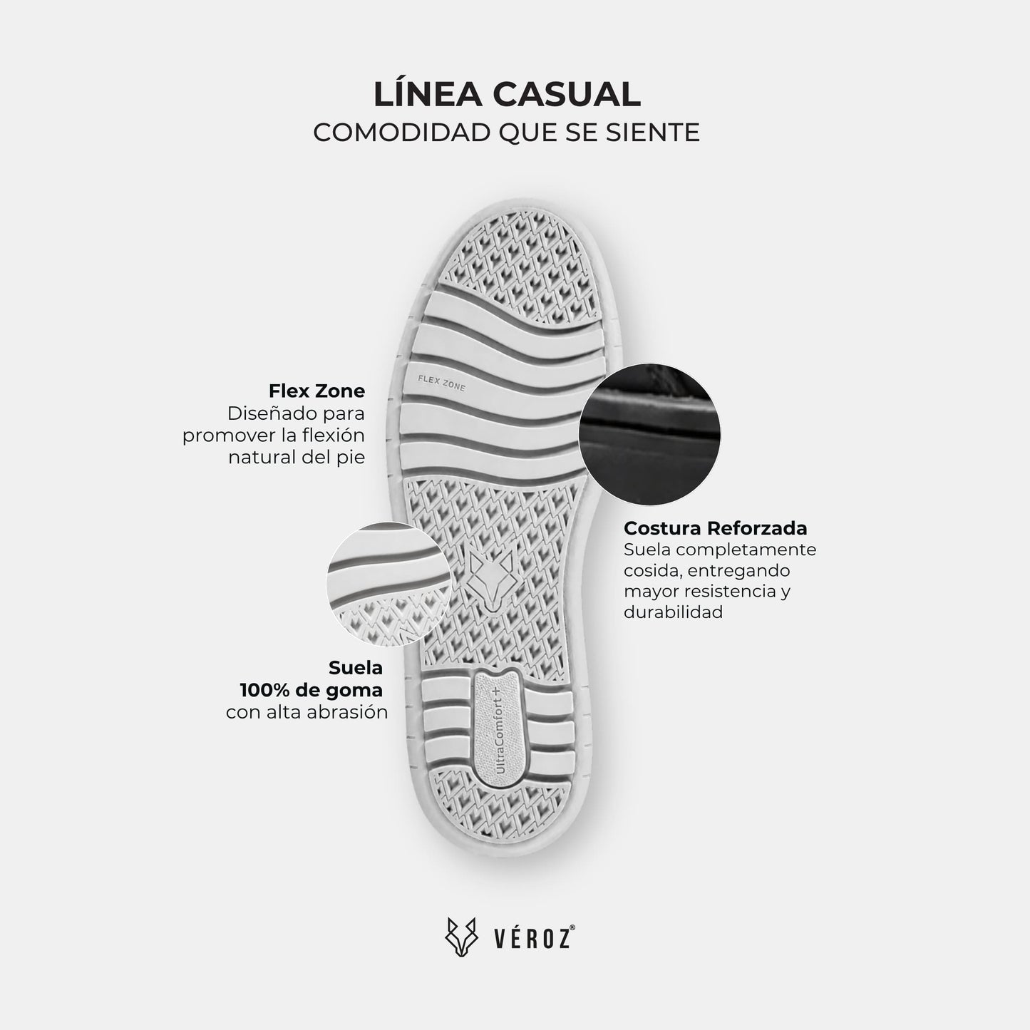 Zapatilla Mid Cuero Hombre Russky Mid - Negro