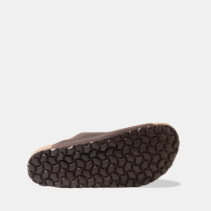 Sandalia Cuero Hombre Neuf - Chocolate