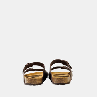 Sandalia Cuero Hombre Neuf - Chocolate