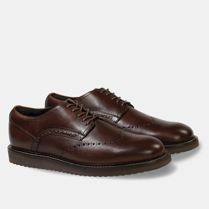 Zapato Cuero Hombre Scalzi - Cafe