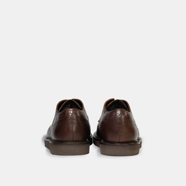 Zapato Cuero Hombre Scalzi - Cafe